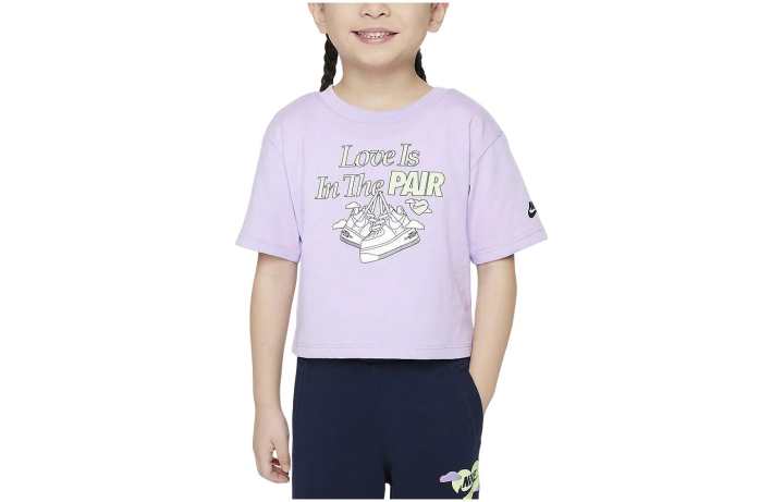 Nike Nike Swoosh T Shirt Purple Infant And Toddler