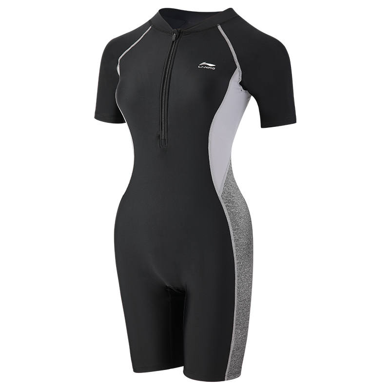 Li-Ning Li Ning One Piece Swimsuits Women's Black Gray