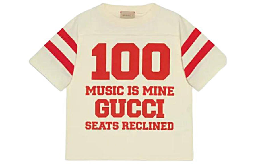 GUCCI Kids T Shirts Crew Neck Moderate