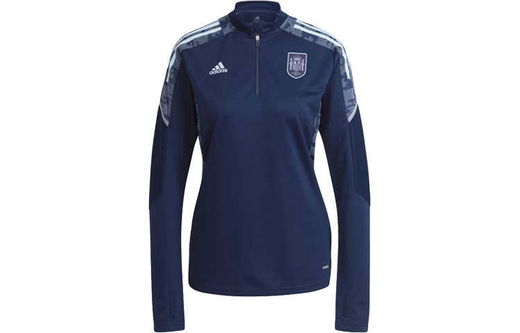 Adidas Adidas Spain National Team Spain Condivo 21 Training Top Soccer Jersey Women's Dark Blue