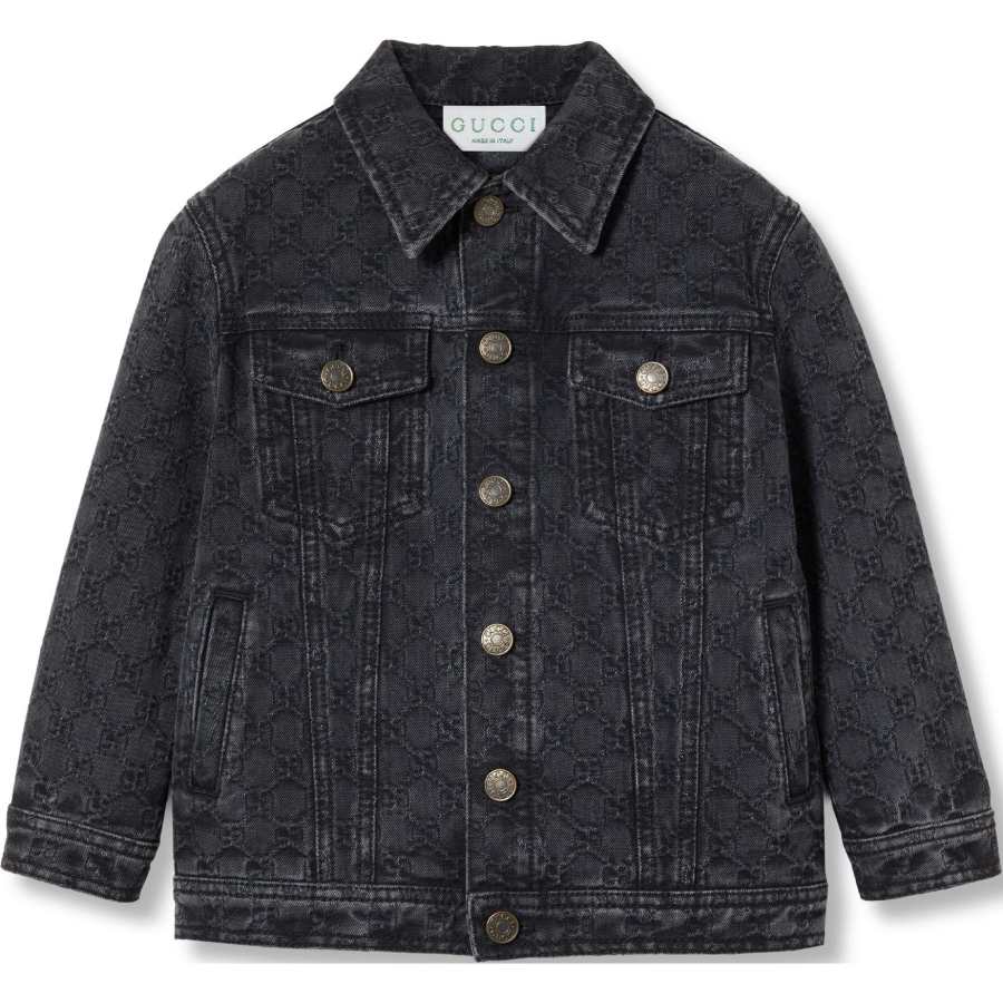 GUCCI Jackets & Coats SS25 Dark Gray Kids'