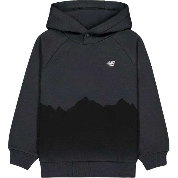 New Balance New Balance Sweatshirt NB Fleece Lined Hooded Fashion Versatile Pullover Black Kids'
