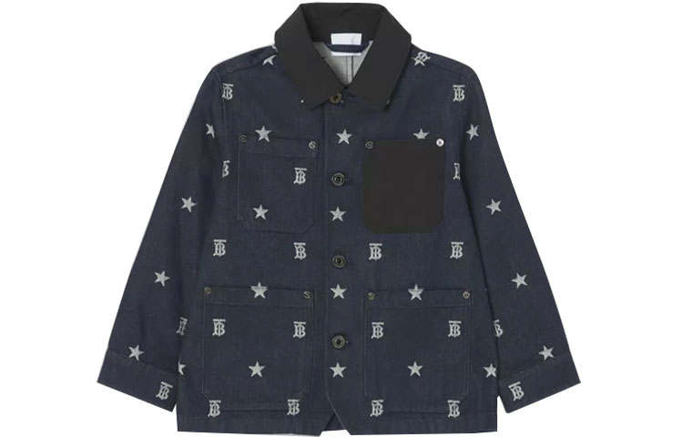 Burberry Kids Tops Square Collar Moderate