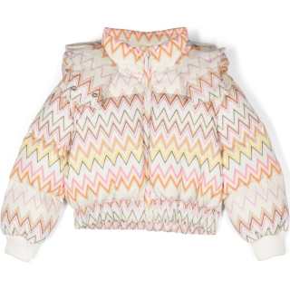 MISSONI Kids Down Jackets Hooded Moderate Down Jacket