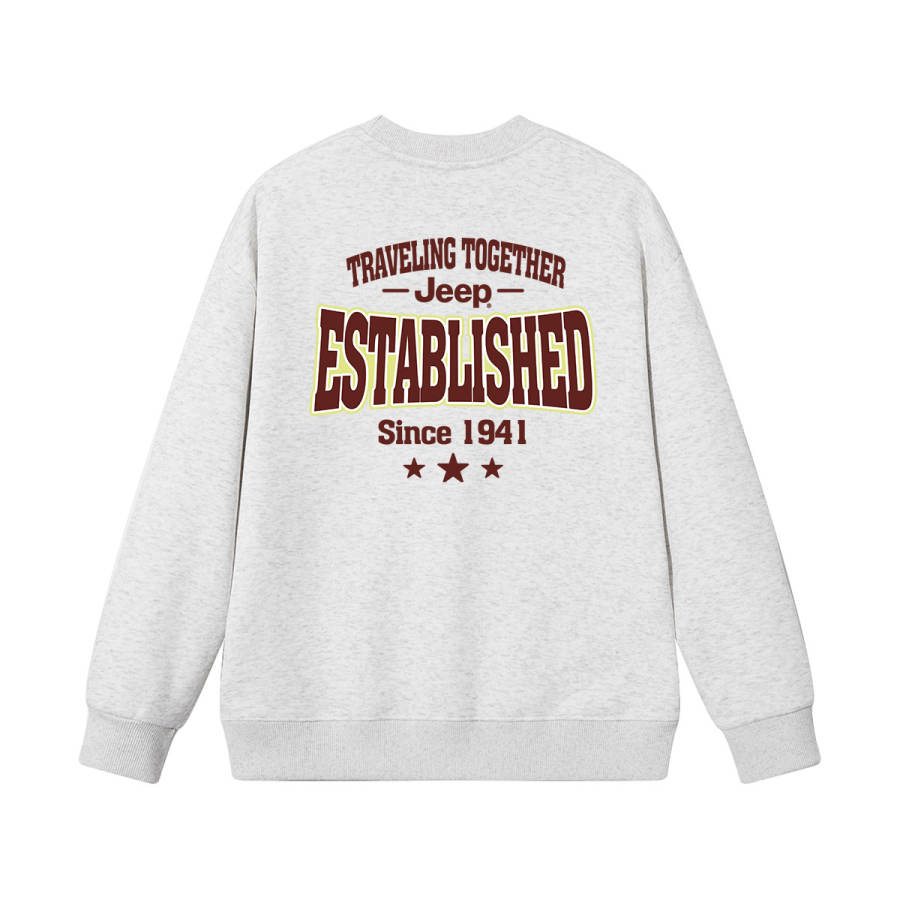 Jeep Grade School Sweatshirts Crew Neck Moderate