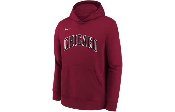Nike Nike Chicago Bulls City Edition Sweatshirt Chicago Bulls Dark Red Kids'