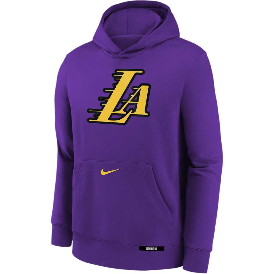 Nike Nike x NBA Sweatshirt Los Angeles LakersClub FW24 Purple Teenagers