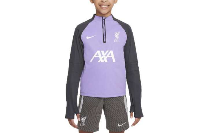Nike Nike T Shirt Liverpool F.C. Strike Elite Winter Warrior Space Purple Kids'