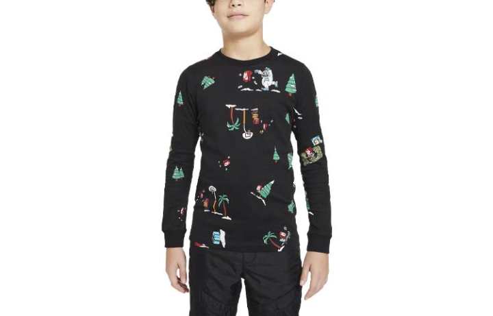 Nike Nike T Shirt Sportswear Black Kids'