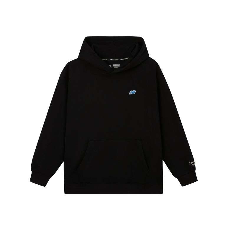 New Balance New Balance Sweatshirt NB Comfortable Fleece Lined Thermal Breathable Hooded Black Children Aged 3 7 Years Old