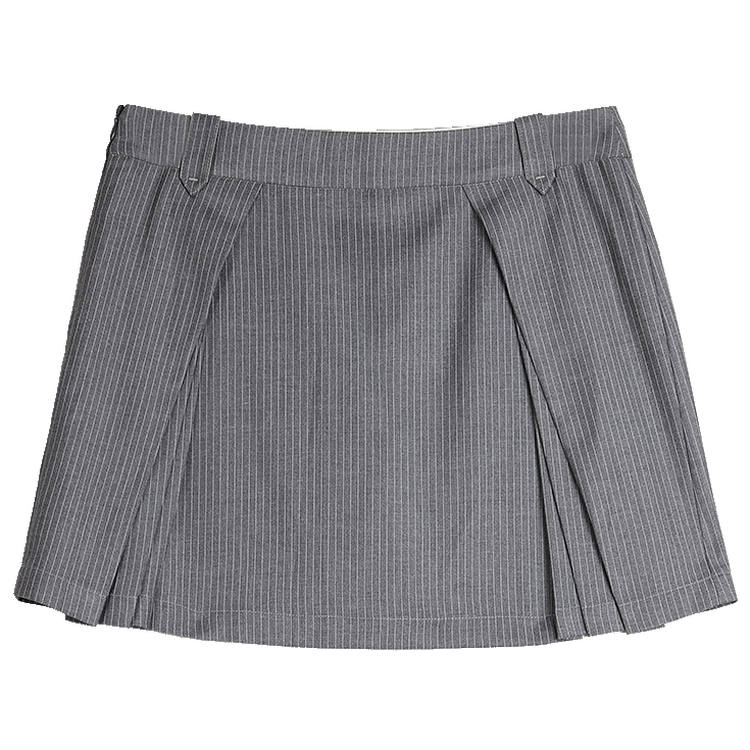 ELLE Casual Short Skirts Women's Medium Gray