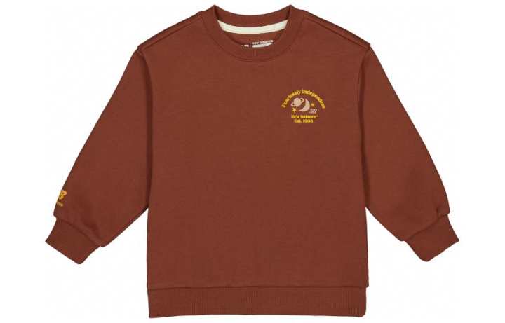 New Balance New Balance Sweatshirt Brown Kids'