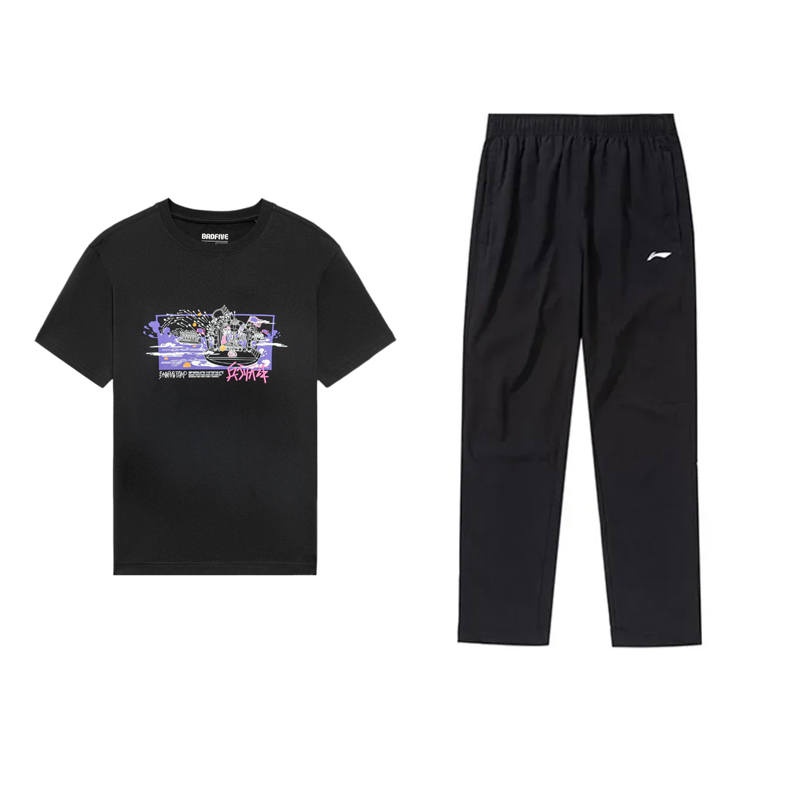 Li-Ning Li Ning Casual Sportswear Unisex Black