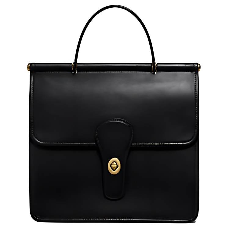 COACH Willis Cow Leather Crossbody Bag, Shoulder Bag, Handbag Medium Women's Brass/Black Copper