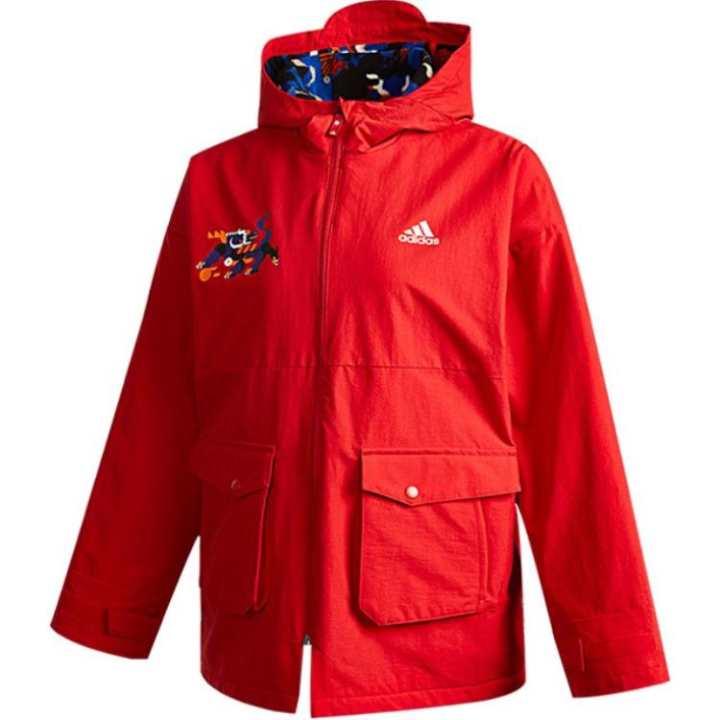 Adidas Adidas Jackets & Coats CNY Red Teenagers