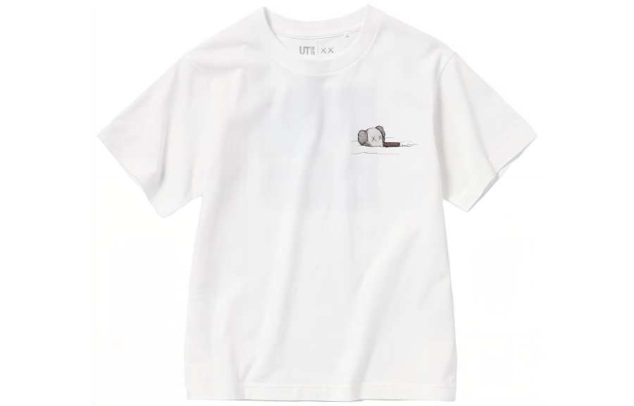 UNIQLO X KAWS Kids T Shirts Crew Neck Moderate