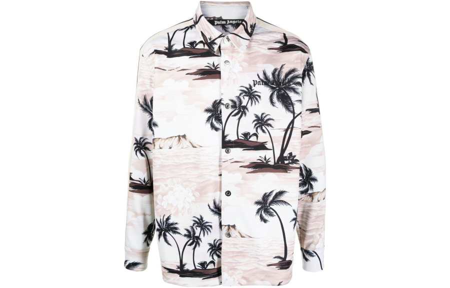 PALM ANGELS Kids Casual Shirts Lapel Moderate