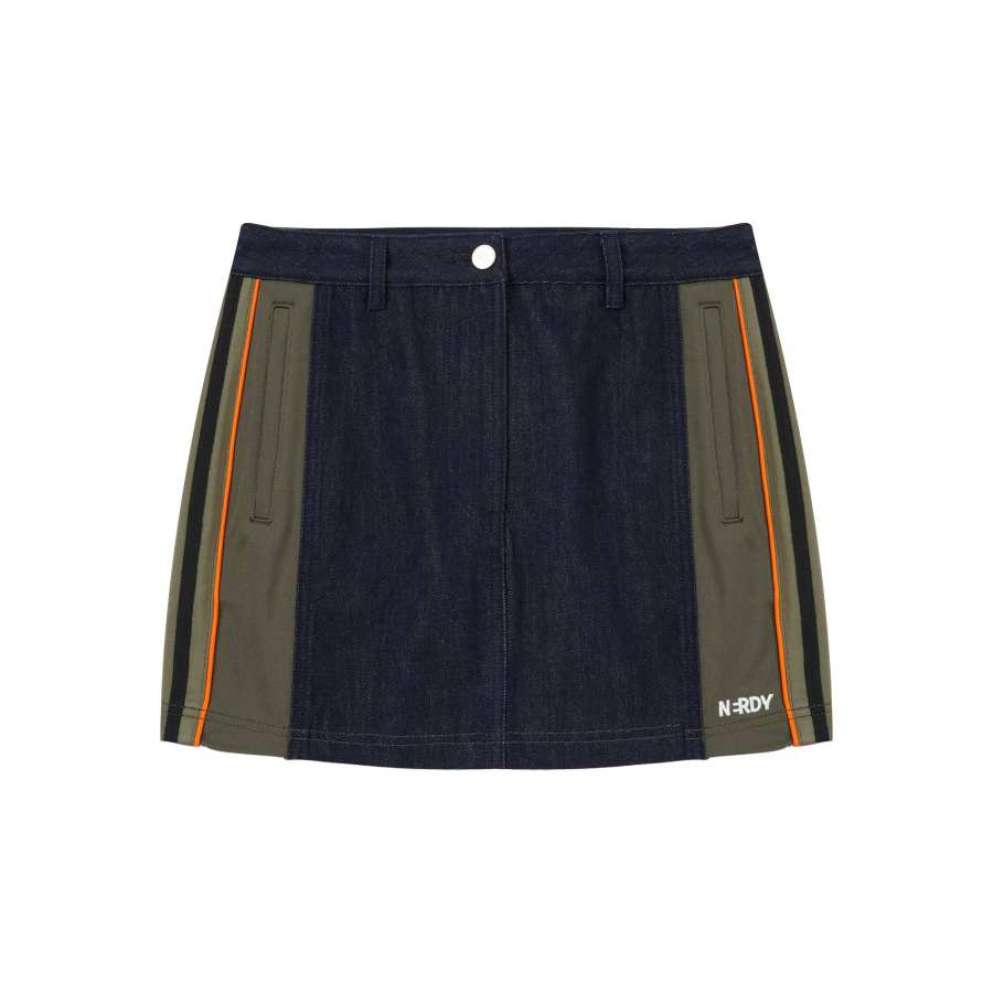Nerdy SS24 Denim Short Skirts Women's Tawny