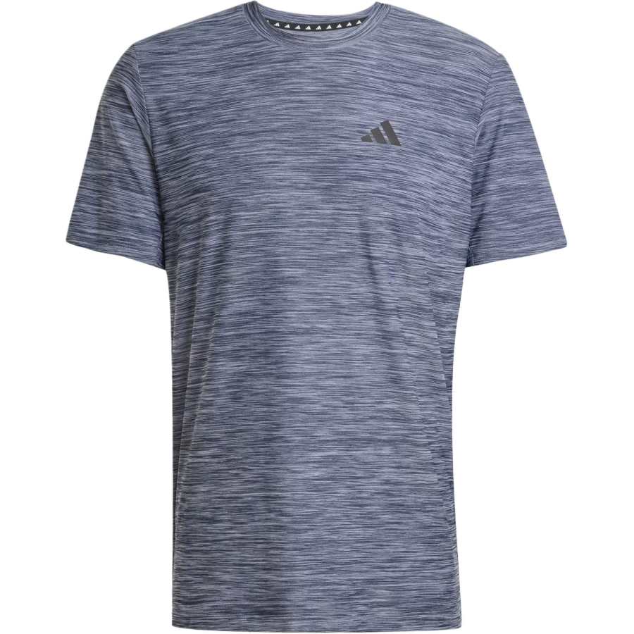 Adidas Adidas ESSENTIALS SS25 T Shirt Men's Silver Purple/Aurora Ink/Black