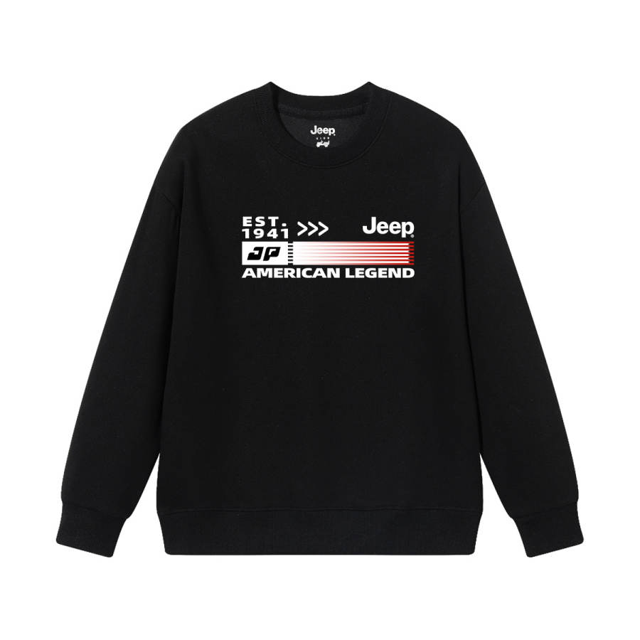 Jeep Grade School Sweatshirts Crew Neck Moderate