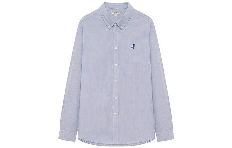 Teenie Weenie Men Shirts Unisex Navy Blue Lapel Moderate Other