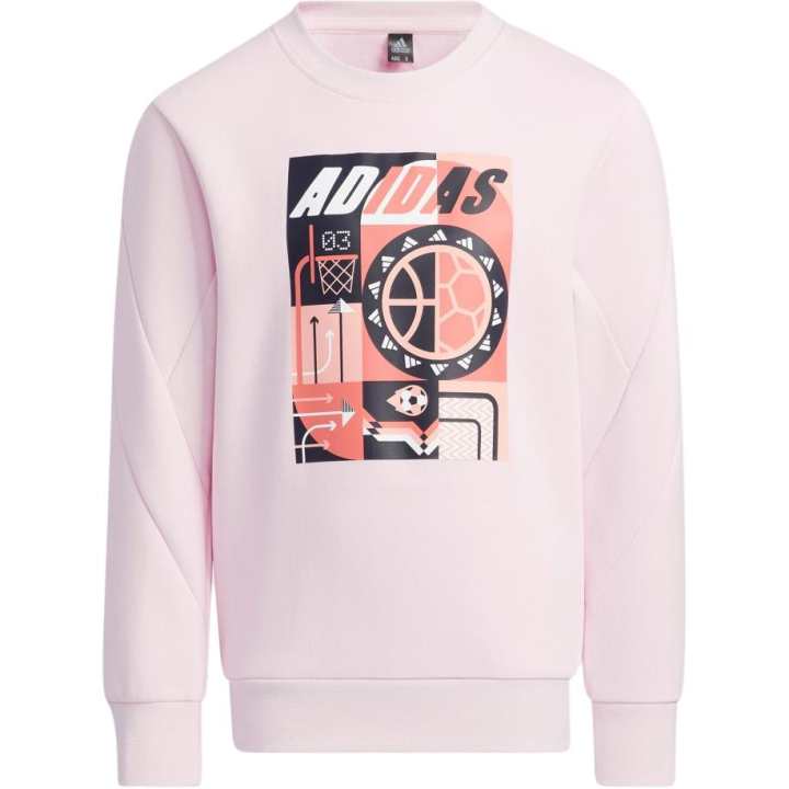 Adidas Adidas Kids Sweatshirts Crew Neck Moderate