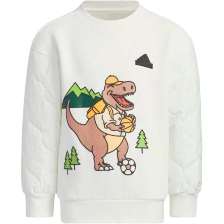 Adidas Adidas Sweatshirt Han White/black IQ1335 Children Aged 3 7 Years Old