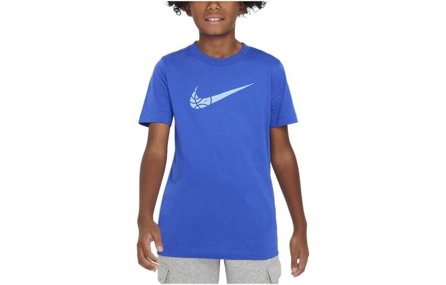 Nike Nike T Shirt Kids' Apparel Sportswear Big Kids' T Shirt Blue Kids'