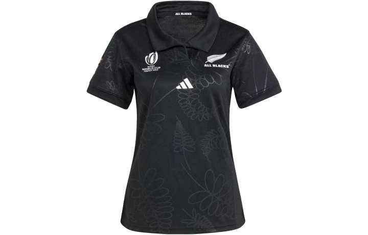 Adidas Adidas Rugby Jerseys Women's Black Polo Collar Moderate
