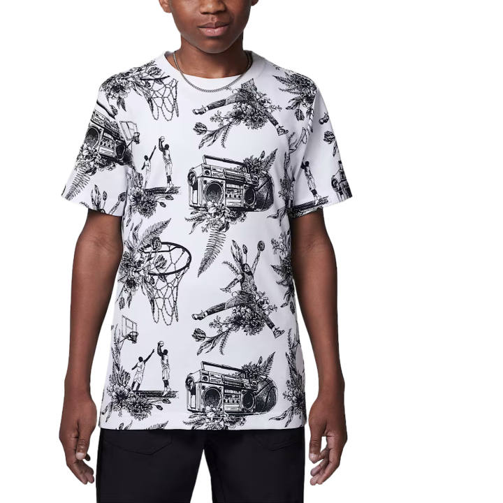 Jordan Jordan Grade School T Shirts Crew Neck Moderate