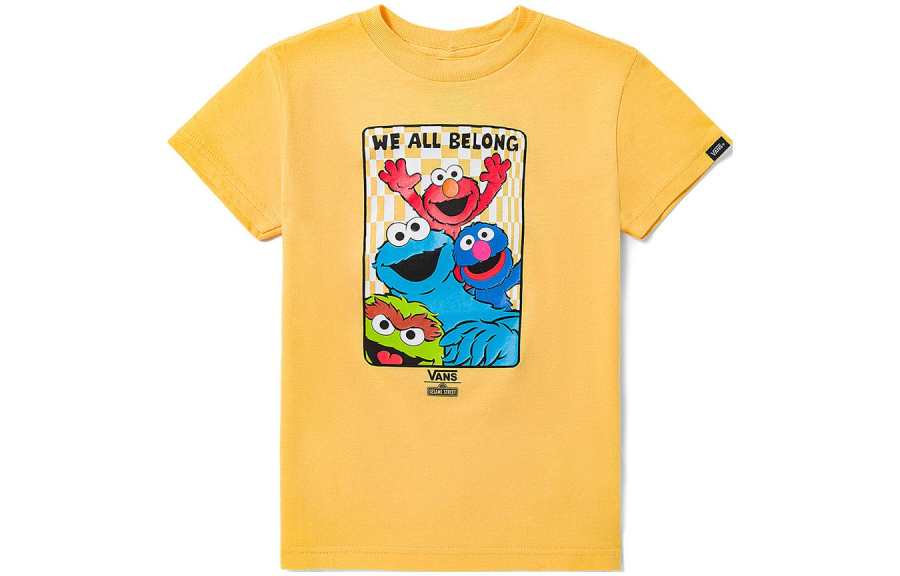 Vans x SESAME STREET T Shirt Yellow Kids'