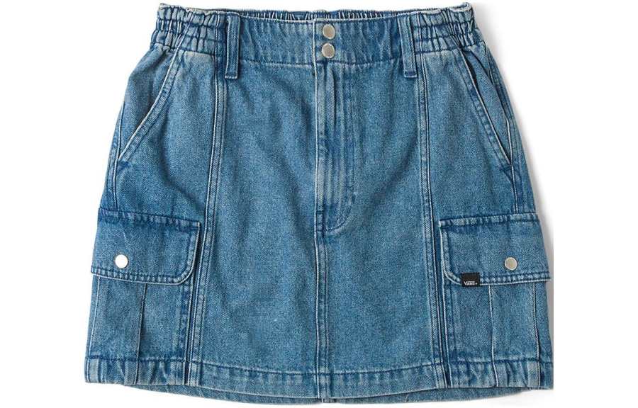 Vans Vans Denim Short Skirts Women's Blue
