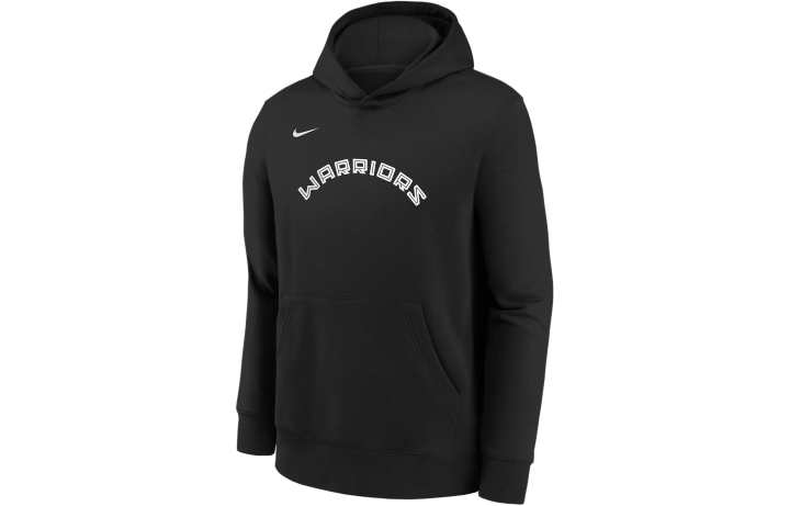 Nike Nike Golden State Warriors City Edition Sweatshirt Black Kids'