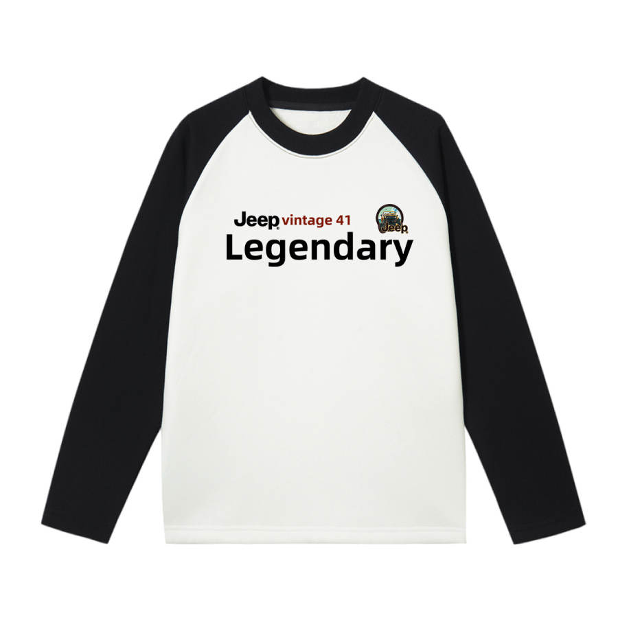 Jeep Jeep Grade School Sweatshirts Crew Neck Thickened