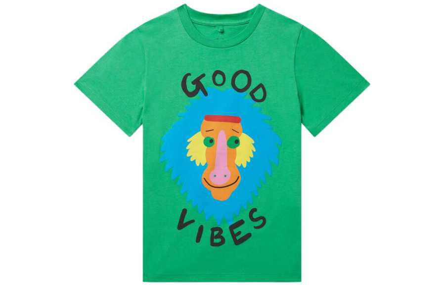 Stella McCartney Kids T Shirts Crew Neck Moderate