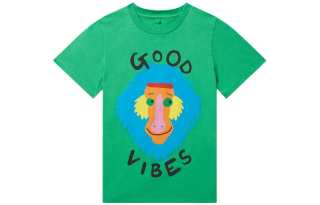 Stella McCartney Kids T Shirts Crew Neck Moderate