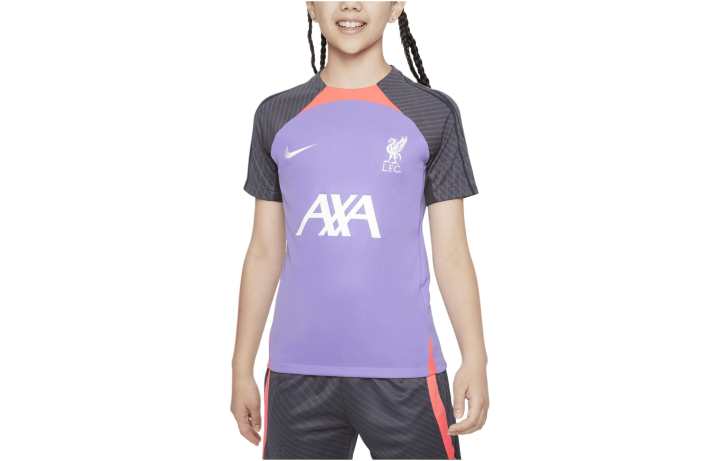 Nike Nike Liverpool F.C. Strike Third T Shirt Purple Kids'