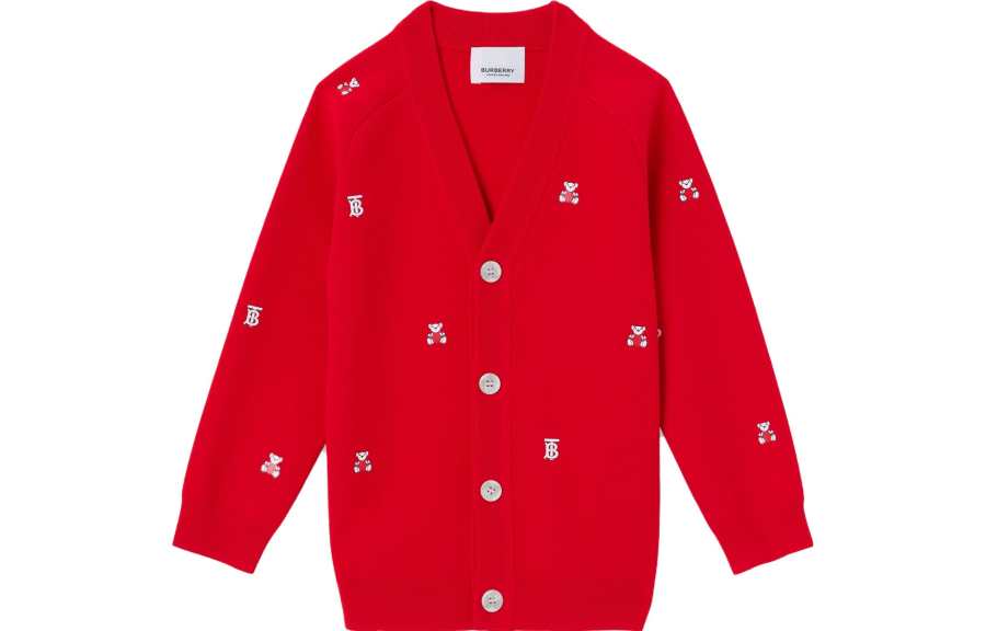 Burberry Knitwear SS23 Red Kids'
