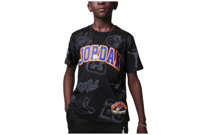 Jordan Jordan Kids T Shirts Crew Neck Moderate
