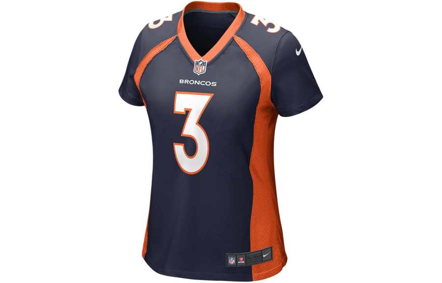 Nike Nike NFL Denver Broncos Russell Wilson T Shirt Women's Marine Blue