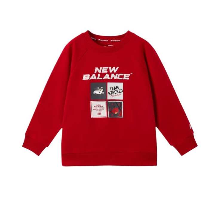 New Balance New Balance Sweatshirt Red Children Aged 3 7 Years Old