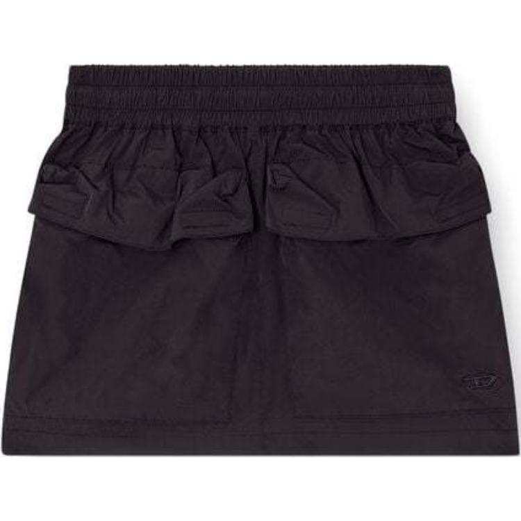 DIESEL O Cean Elasticated Waistband Mini Skirt