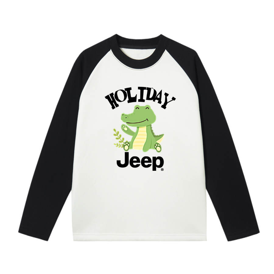 Jeep Grade School Sweatshirts Crew Neck Moderate