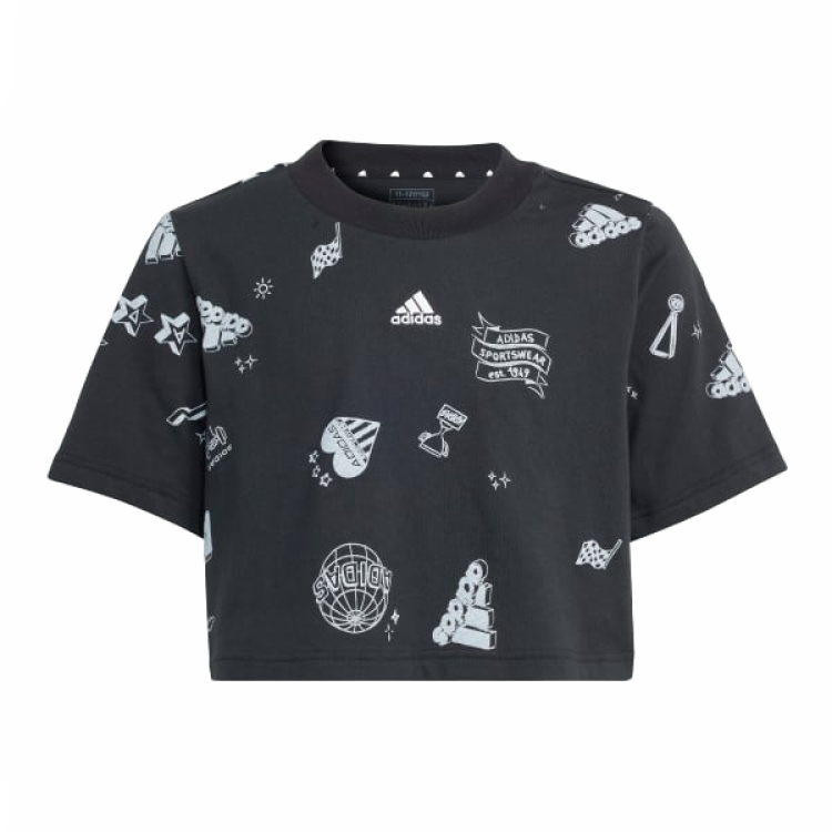 Adidas Adidas Sportswear T Shirt Black Teenagers