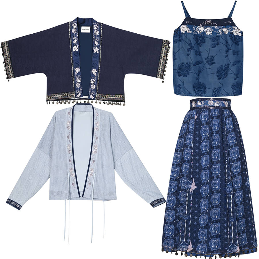 SNBL Skirt Set Women's Miaojiang Girlish
