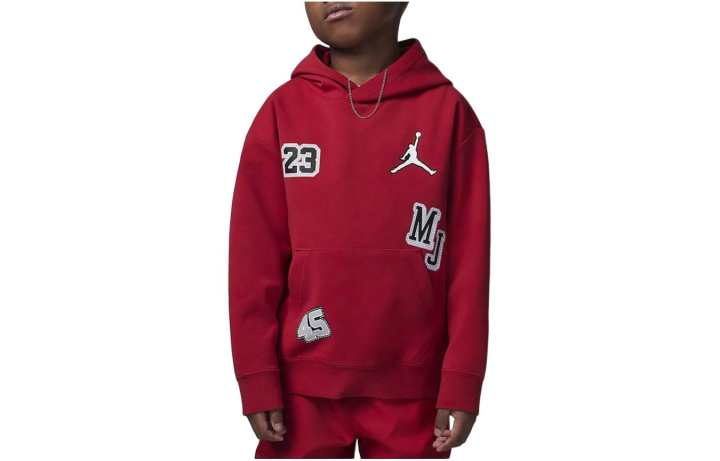 Jordan Jordan Sweatshirt Sneaker School Patch Gym Red Kids'