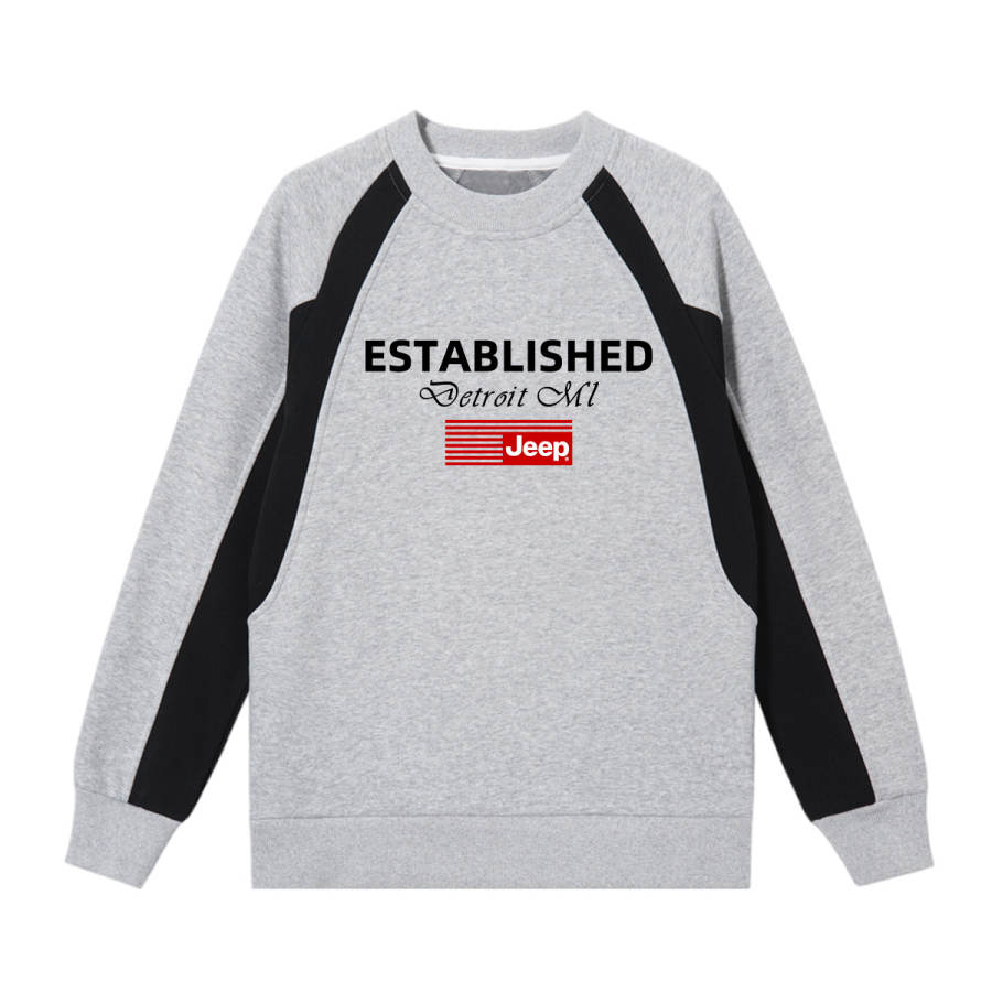 Jeep Jeep Grade School Sweatshirts Crew Neck Thickened