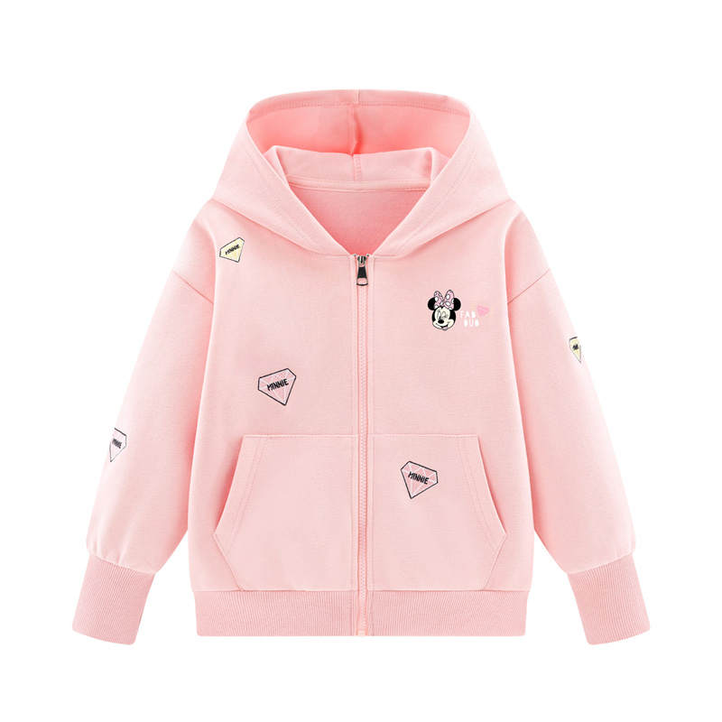 Disney Sweatshirt Minnie Series Pink Children Aged 3 7 Years Old