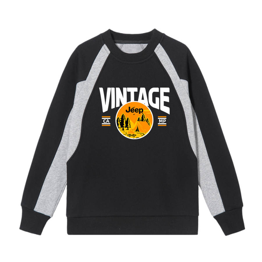 Jeep Jeep Grade School Sweatshirts Crew Neck Moderate