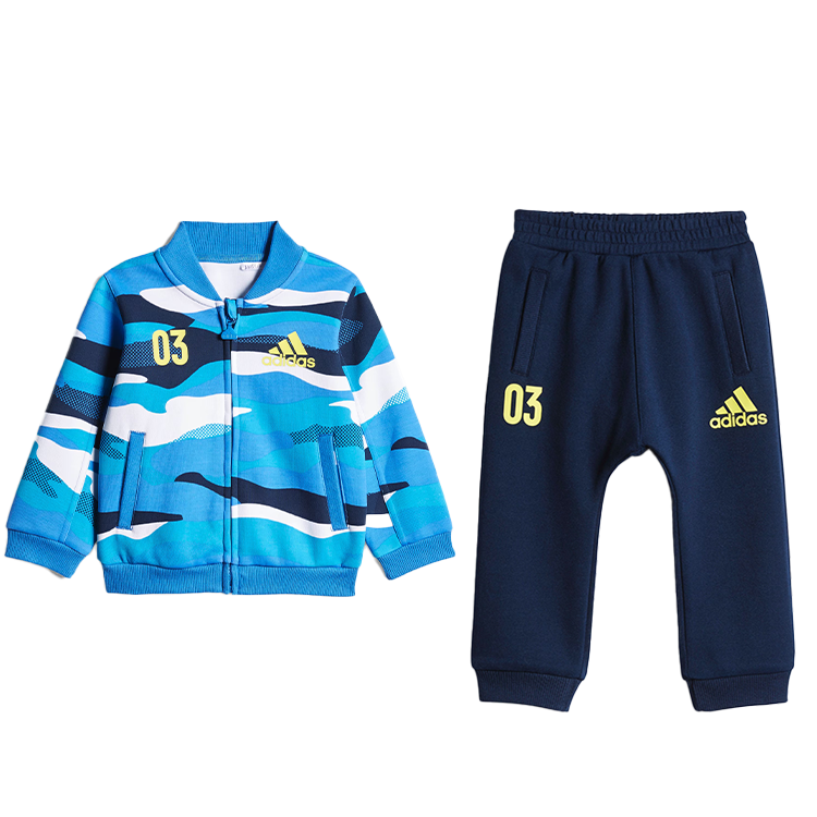 Adidas Adidas Casual Sportswear Navy/Yellow Infant And Toddler